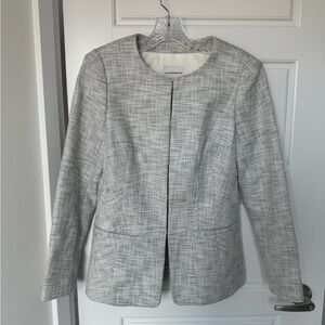 Club Monaco Textured Women's Blazer - Light Gray